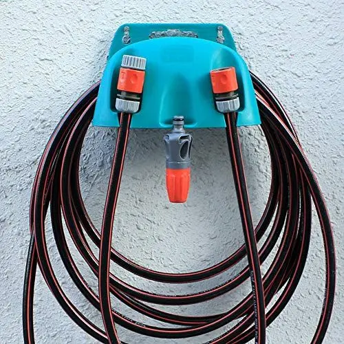 Produktbild: Gartenschlauchhalter, Wandmontierter Gartenschlauchaufroller, Kabelaufbewahrungshalter, Gartenschlauchhalter, Wand