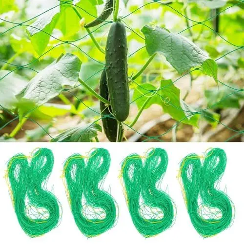 Produktbild: Garten-Spaliernetz, Robustes Ranknetz, Pflanzennetz, Gartennetz für Kletterpflanzen Im Freien, Obst, Gemüse (3x6Ft)