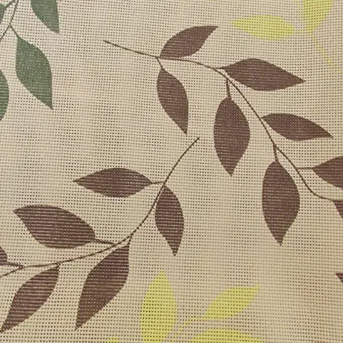 Produktbild: Gartentischdecke Premium KC Eckig 110x140 cm Blätter Grün Braun · Form, Farbe & Größe wählbar