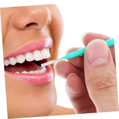 Produktbild: GARVALON 100St Interdentalbürste mundhygiene zahnreinigung Zahnzwischenraumbürste aus sicherem Material Mundpflegeprodukte Zahnseidebürste Zahnbürste Bürste Picks Edelstahl 304