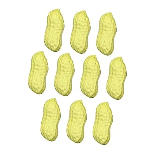 Produktbild: GARVALON Künstliche Erdnüsse Dekoration 10 Stück Simulations-erdnuss Lebensechte Trockenfrucht-Modelle Für Szenendekoration