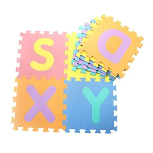 Produktbild: GARVALON 10st -bodenmatte Krabbelmatte Für Babys Bodenpuzzle Für Kinder Bodenbelag Schaumstofffliesen -übungsspielmatte Boden Matte Gym Bodenmatte Kinder Spielmatte