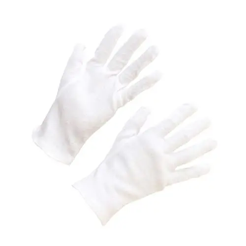 Produktbild: GARVALON 12 Paare Industriehandschuhe dehnbarer Futterhandschuh aus Baumwolle ünze gardening gloves work gloves cadfi Schutzhandschuhe Sicherheitshandschuhe Weiß