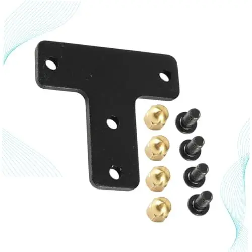 Produktbild: GARVALON 9pc T-halterungssatz 3d-drucker Toten Plattenhalter Robuste Messingmuttern Befestigungsplattenunterstützung Ergonomisches Design Für