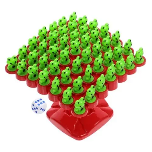 Produktbild: GARVALON Frosch-balancespiel Spielzeug Balance-stapelspiel Für Kinder Holzspielzeug Für Schreibtisch