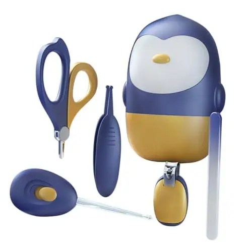Produktbild: GARVALON 1 Satz Nagelscheren-Set -nagelfeile nail file Newborn nail care set Säuglingsanzug Maniküre-Pediküre-Set Maniküre-Kit Babypflegeset -Maniküre-Set Edelstahl Violett