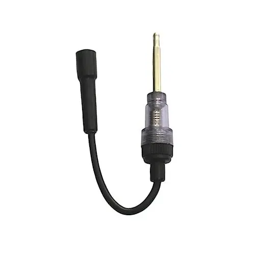 Produktbild: GARVALON Zündungstester Inline Für Zündkerzen Mit Splitterschutz Zündfunkentester Für Motor Diagnose Zündspulentester Für Kabel