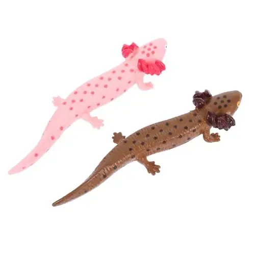 Produktbild: GARVALON 2stücke Realistische Salamander Modelle Kunstvolle Salamander Figuren Für Garten Und Wohnkultur Dekorative Amphibien Skulpturen Für Innen Und Außenbereiche