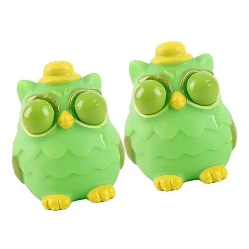 Produktbild: GARVALON 2st Prise Musik Gastgeschenke Tragbares Fidget-Spielzeug Spielzeug Zum Stressabbau Für Kinder Kleine Quetschspielzeuge Zur Druckentlastung Wutabbauspielzeug PVC Green