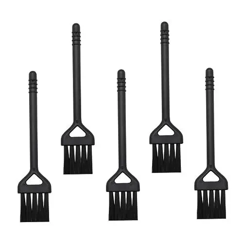 Produktbild: GARVALON 50 Stück Reinigungsbürste Für Kaffeemaschinen Schwarzer Griff Nylon-tastaturbürste Für Espressomaschinen Tastaturreiniger