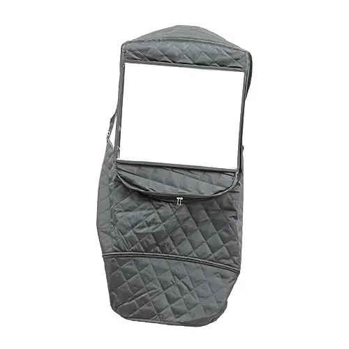 Produktbild: GARVALON Kinderwagenabdeckung Kinderwagen Regen Kinderwagen Schild Regencape Für Kinderwagen Regenmantel Kinderwagen Abdeckung Für Jogging-kinderwagen Regenschutz Für 300d，，pvc Grey