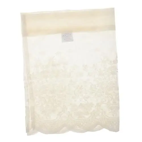 Produktbild: GARVALON Kurzer Vorhang Spitze Halbvorhang Fenstervorhang Für Küche Balkon 130x41 cm Polyester Dekorativ
