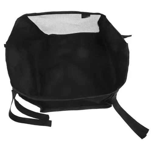 Produktbild: GARVALON Unterer Korb des Kinderwagens Unterteil des Kinderwagens Einkaufskörbe für Kinderwagen Bodentasche des Kinderwagens Ablagekorb unten am Kinderwagen Oxford-Stoff Black