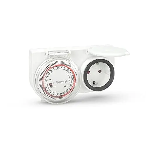 Produktbild: Garza - Analoge Outdoor-Zeitschaltuhr, weiß