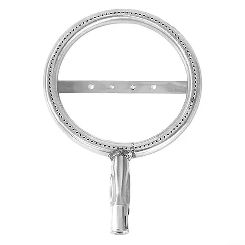 Produktbild: Gasgrill-Brenner 35 cm langes Brennerrohr, D25 cm Gasgrillrohr, runder Brenner, Edelstahl-Ersatzteile, Flammenplatte