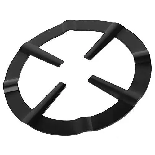 Produktbild: Gasherdaufsatz,Runder Wok Ring Gasherdkreuz Topfträger Gaskocher Gitter Aufsatzring,für Küche Espressokocher Kaffeekocher Moka,Schwarz