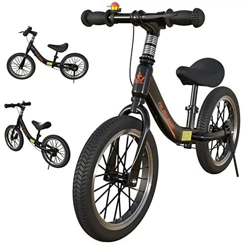 Produktbild: GASLIKE Laufrad Kinder 2 3 4 5 6 Jahre, 14 Zoll Kinderlaufrad mit Bremse, Verstellbarer Sitz, Training Fahrrad Ohne Pedale für Anfänger Jungen und Mädchen, Stabiles & Sicheres