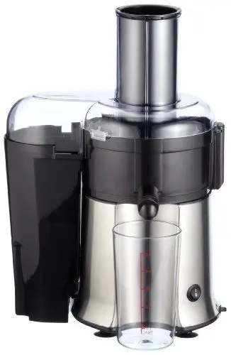 Produktbild: GASTROBACK 40117, Zentrifugal Multi-Motor, XL Vital Pro-Praktischer Entsafter für Gemüse und Obst, 700 Watt Juicer mit Ø 75 mm Einfüllschacht, Saftpresse elektrisch, Silber, Edelstahl