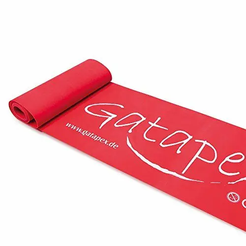 Produktbild: Gatapex Fitness-Band 2, 5m x 14, 5cm rot = schwer