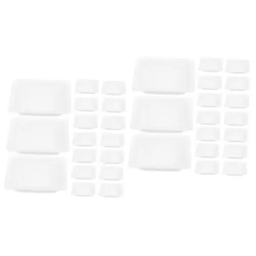 Produktbild: Gatuida 100 Stk kunststoffpalette plastikpaletten Kunststoffschale Plastikschale Wiegeplatten für Pulver Probenwägeschalen Messen von Wiegebooten Wiegeschalen aus Kunststoff Musterplatten
