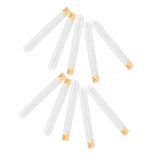 Produktbild: Gatuida 10St Reagenzglas aus Glas the hallow halloween weihnachtskissen candy crapper flüssige dekoring christmas ziernieten weihnachssüssigkeiten kandis die chemie eben Reagenzglasflasche