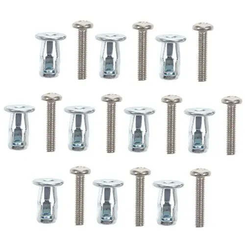 Produktbild: Gatuida 10St hohler Türanker aus Metall schwer gipskarton Nüsse Wagenheber für Stahlrohr Spreizmutter Rostfreier Stahl Suite Lizenz Ankerbolzen Baby Jack