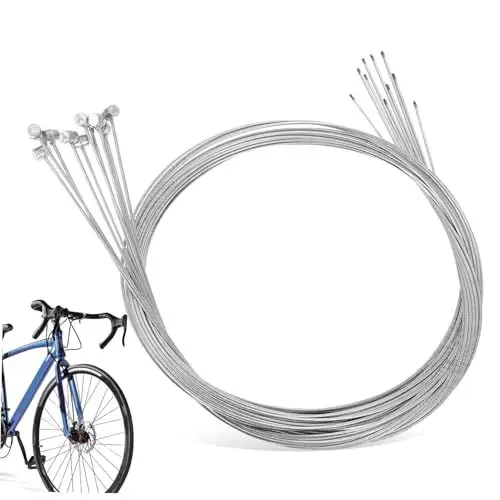Produktbild: Gatuida 10 Stk Fahrrad Bremskabel Schaltzug Beschichtung Des Fahrradbremskabels Fahrradbremskabelsätze Mountainbike-bremskabel Fahrradzubehör Fahrradschaltkabel Verzinkter Stahldraht
