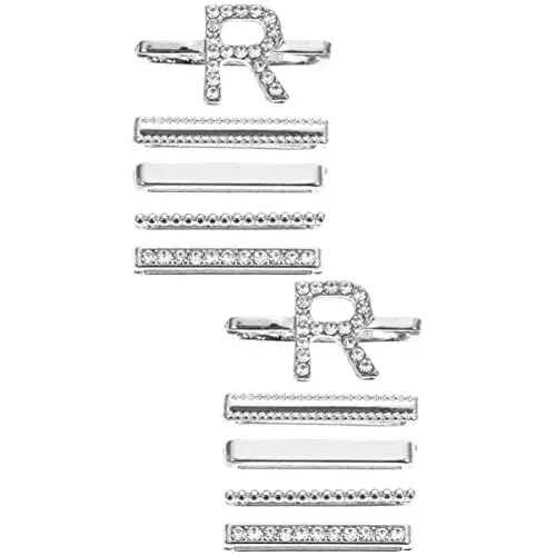 Produktbild: Gatuida 10 Stück Dekore Uhr Bling Zart für Schlaufen Armband Zubehör Apfel mit Kompatiblem Band/Buchstabenring Abnehmbare Schmuckschlaufen Frauen Mm Austauschbares Armband Diamant-Charm