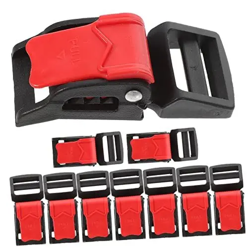 Produktbild: Gatuida -kinnriemen-schnallen-Set 10-teilig Schnellverschluss-Adapter für Riemenschnalle Verwenden