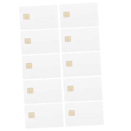 Produktbild: Gatuida 10st Blankokarten Mit Chip Intelligente Karte Hotelschlüsselkarte Chip-Java-Karten Blanko-kreditkarten Mit Chip Geographisches Positionierungs System Kupfer Leer Informationskarte