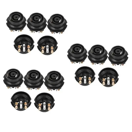 Produktbild: Gatuida 15 Stk Wasserkocher Temperaturkoppler electric kettle Bausatz Temperaturbasis Thermostat-Temperatur-Thermokontrollkoppler Thermische Kontrolle Suite Heiße Basis Stecker Base Kupfer