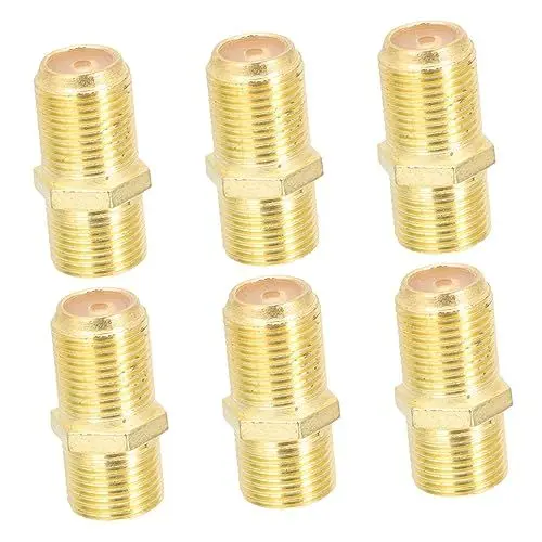 Produktbild: Gatuida 3sets Koaxialkabel Anschlüsse Gewinde Tv Kabel Adapter Kein Crimpen Benötigt 6 Stücke * 3
