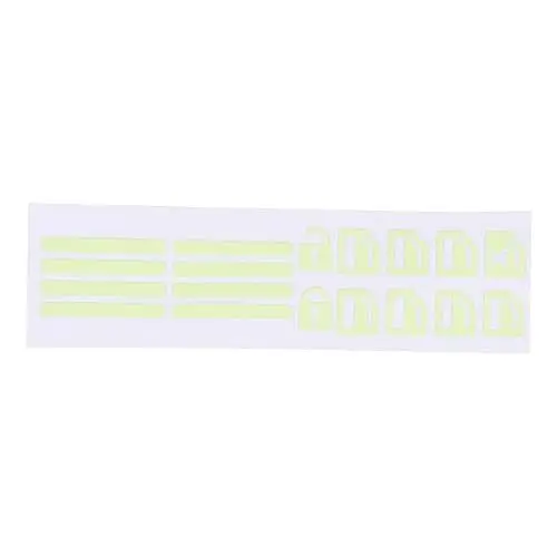 Produktbild: Gatuida Kontrollaufkleber-set Fluoreszierende Autoaufkleber Fensterknopf-aufkleber Für Nachtfahrten