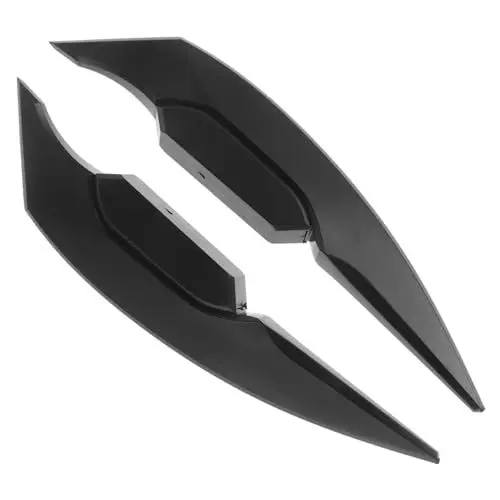 Produktbild: Gatuida Stilvolle 1 Paar Verkleidung Winglets Aerodynamische Flügel Schwarz Reduziert Luftwiderstand Sichtbarkeit