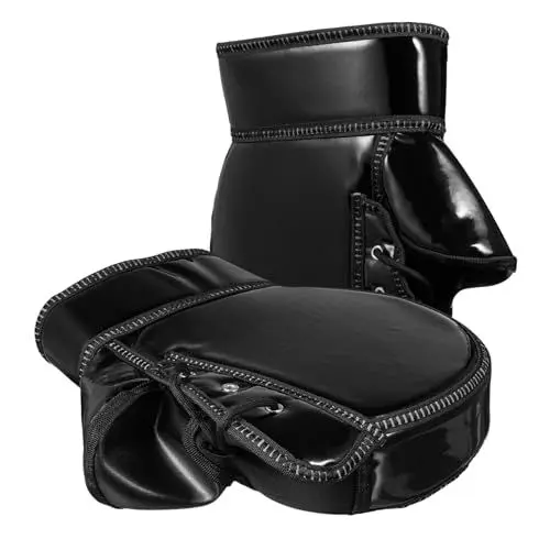 Produktbild: Gatuida 1 Paar Winddichte Handschuhe Schneemobil-lenkerhandschuhe Scooter-lenkerabdeckung Winter-handschuhe Motorradhandschuhe Für Kaltes Wetter Scooter-griffabdeckung Flaum Black