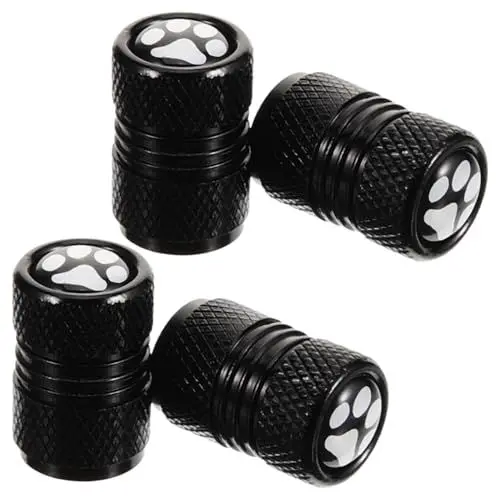 Produktbild: Gatuida 1 Satz Reifenventilabdeckung Auto Zubehör Auto-Ventilkappen car tire Valve caps reifenventile Ventilschaftkappen Reifenventilkappen Metall Reifenabdeckung Deckel das Schild
