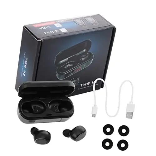 Produktbild: Gatuida -ohrhörer Touch-Control-Headset Mini-in-Ear-ohrhörer Ipx7 Digitalanzeige Tragbare Sport-ohrhörer für Schwarz
