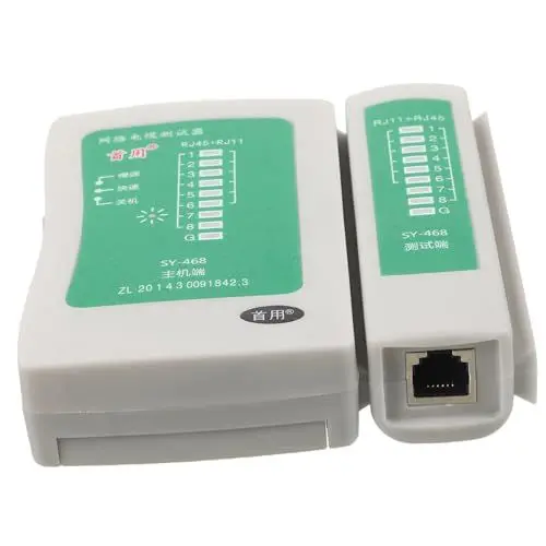 Produktbild: Gatuida 1 Set Netzwerkkabeltester Die Tools Ethernet Kabeltester Durchgangstester Ethernet Kabeltester Netzwerkkabeltester Kabelzubehör Testwerkzeug Für Kabel Ethernet Tester Aus