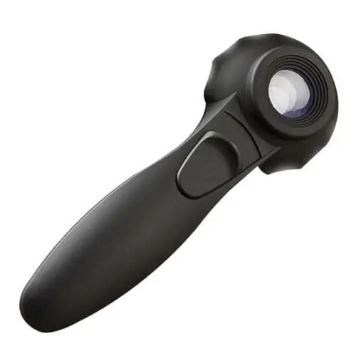 Produktbild: Gatuida Schmuck-id-Lupe 30-fache Vergrößerung 6 Lichter Elastisch Geklebte Linse Leicht Tragbar Keine Batterie Enthalten (linse)