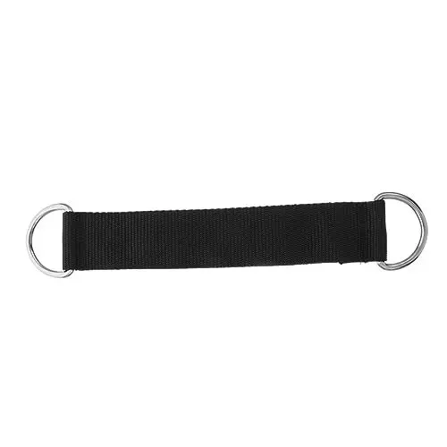 Produktbild: Gatuida 1stk Riemenscheiben Zubehör Schaukelriemen Gürtel Fitnessgeräte Für Das Heimtraining Aufzug Kabel Seilzug Fitness-rollenhalter Umlenkrolle Zum Aufhängen Trizepsgurt Black Polyester