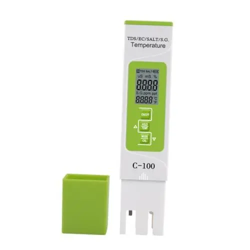 Produktbild: Gatuida 1stk Wasserqualitätsdetektor Nitrat Anlage Meter Wasserreiniger-messgerät-tester Bodentester Wasser Test Kit Hydroponische Nährstoffe Wassertester Feuchtigkeit Green Plastik
