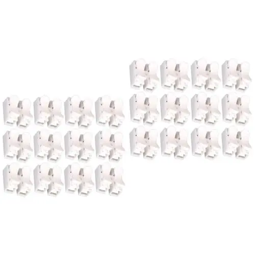 Produktbild: Gatuida 200 Stk Terminals Klemmenblock Druckklemme Drahtklemmverbinder Barriereblock Mit Schraubklemmen Selbst Schnelltrenn-flachstecker Klemmleiste Kabel Weiß Kupfer