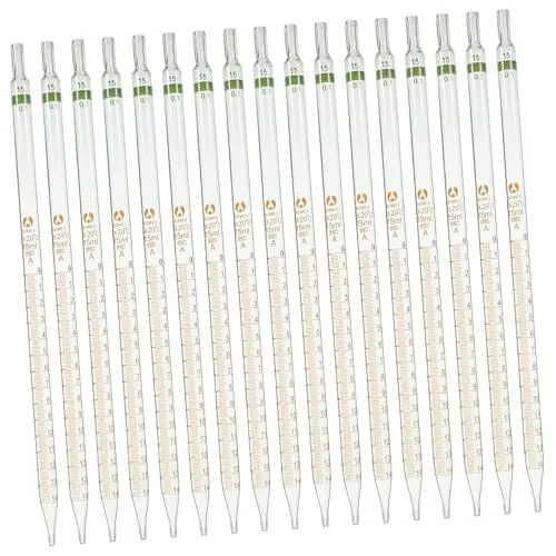 Produktbild: Gatuida 20St Glaspipette Messpipette Transferpipetten Tropfenzähler für ätherische Öle graduierte Tropfer Glasmesszylinder Glasmesskala kalibrierter Glastropfer Laborgerät