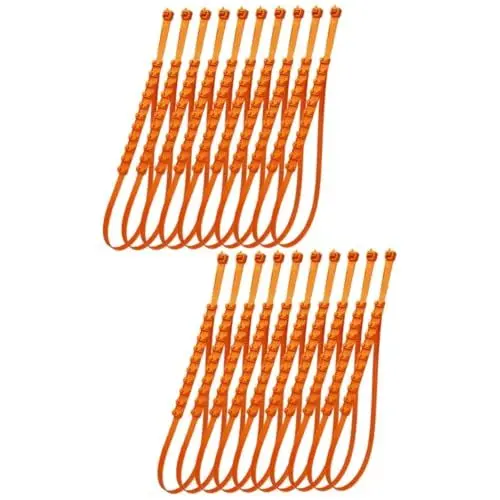Produktbild: Gatuida Schneeketten für Autos, 20 Stück Schneekette Reifenketten für Schnee und Eis Reifenbindungen Reifen-Kabelbinder Winterreifen Kette Autoreifen Kette Reifenkabel Snow Chains for Cars
