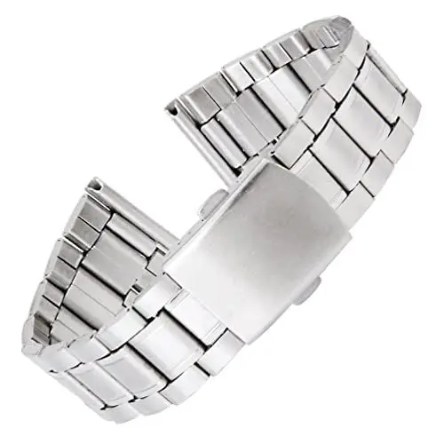 Produktbild: Gatuida 22 Mm Uhrenarmband Aus Edelstahl 18 Mm Bandanstoß 3 2 Mm Dicke Flaches Ende