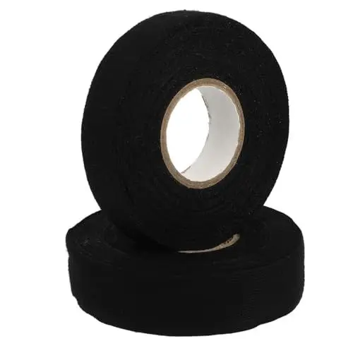 Produktbild: Gatuida 2St Band Schwarz dichtungsbänder heat resistant tape Flanell Black