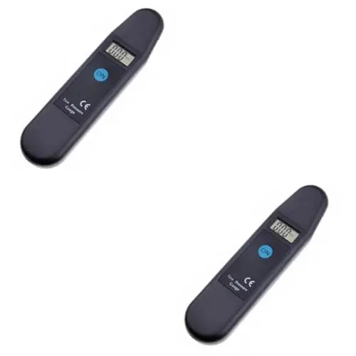 Produktbild: Gatuida 2St digitales Reifenmessgerät digitales Reifendruckmessgerät Reifenmessgerät für LKW Reifendruckmessgeräte auto luftdruckprüfer lcd monitor LCD Anzeige Reifenlehre für Auto Black