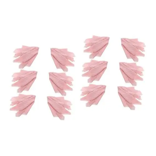 Produktbild: Gatuida 2 Sets Dinner-servietten Stoff-Set 100% Baumwollservietten Rustikale Tischsets Servietten für Hochzeitsfeiern Wiederverwendbare Servietten 6 Stück