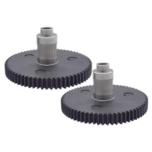 Produktbild: Gatuida 2stücke Drucker Zubehör Zähne Edelstahl Extruder Feeder Zahnrad Präzise Und Langlebig Für Verbesserte Leistung Und Effizienz Druckprojekten