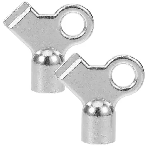 Produktbild: Gatuida 2er-pack Heizkörper-entlüftungsventilschlüssel-set Metall-wasserschlüssel Für Luft-sanitärwerkzeug Vierkant-steckschlüssel Für Heizkörper-entlüftung Für Alte Heizkörper